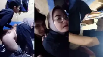 Hijab BBW Semok Kacamata Ngewe Video by simontok