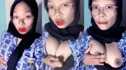 Hijab 4_BG Baju Batik Pulang Sekolah Video by BebasIndo