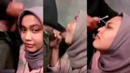 Di WC Umum Crot Wajah Jilbab Video by RedTube