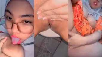 Binor Jilbab Kacamata Colmek Squirt