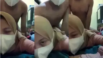 Cewe Jilbab Lagi Tiduran Kena Doggy Video by Beeg