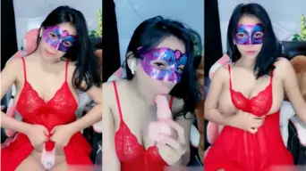 Babyzeta Nyepong Dildo MangoLive Video by simontok