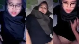 Hijabers Cakep Kacamata Ngewe yang Viral Video by PlayBokep