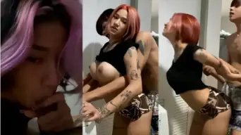 Genjot Pacar Rambut Bondol Bertato Dikost Video by Tube8