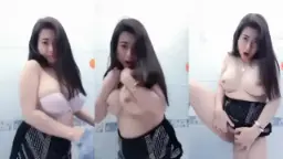 VCS Tante Binal di Kamar Mandi Video by KingBokep