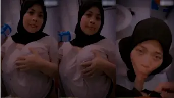 Jilbab Hitam Toket Brutal Tiktok Viral Video by xVideos