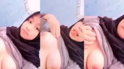 Daun Masih Muda 4_BG Jilbab Tiktok Pamer Toket Video by Indo18