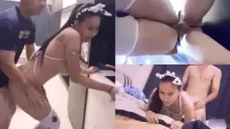 Bokep China Busty Girl Cute Cow Custome Video by simontok