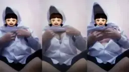 SM4 Jilbab Remas Tete Pulang Sekolah Video by KingBokep